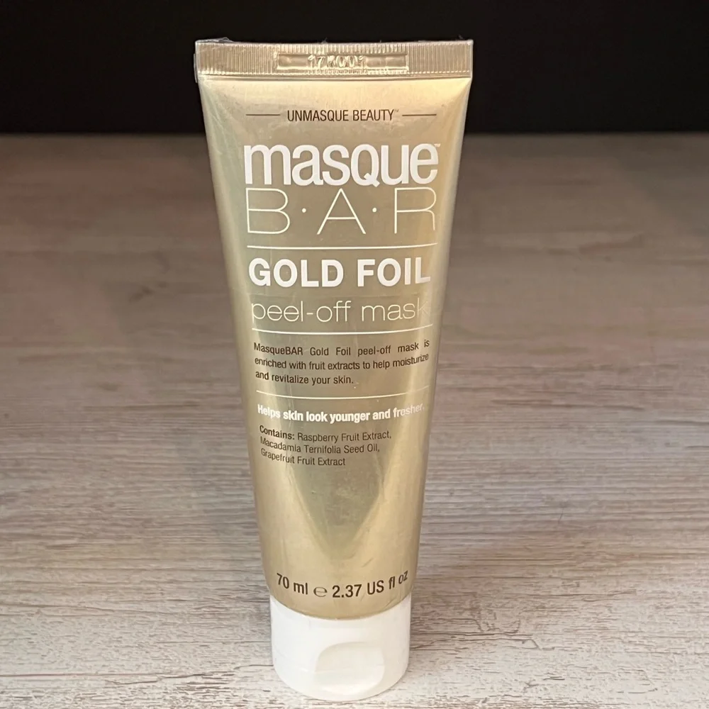 Masque Bar Rose Gold Foil Peel-Off Mask NEW